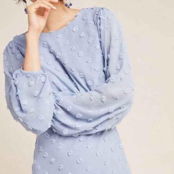 ANTHROPOLOGIE | Eri + Ali "Michaela" Pommed Midi Dress - Picture 2 of 6